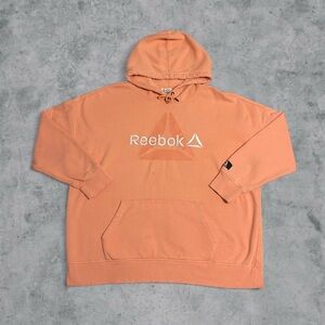 Reebok Men's Salmon Classic Fleece Hooded Sweatshirt Hoodie Size 2XL